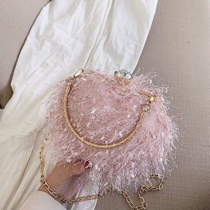 Elegante Vrouwen Party Clutch Bag Diamonds Mini Avond Handtas Dames Messenger Bag Keten Schoudertassen FTB328