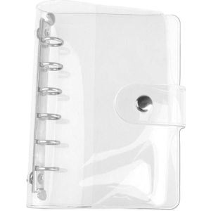 1Pc Transparante Kleur Plastic Clip Bestandsmap A5/A6/A7 Notebook Losbladige Ringband Planner Agenda school Kantoorbenodigdheden