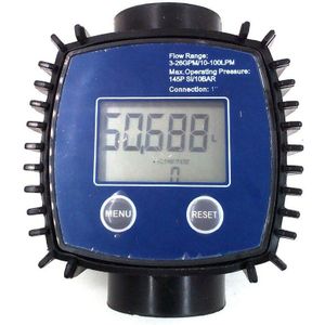 K24 Verstelbare Digitale Turbine Flow Meter Voor Olie, Kerosine, Chemicaliën, Benzine, Methanol,Water, ureum, Etc.10-120L/Min