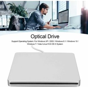 Optische Drive Type‑c Externe Snelheid Stabiel 5 Gb/s Plug Play Goede Compatibiliteit Dvd Drive