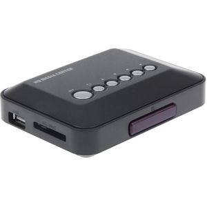 Mini Volledige HD1080P H.264 Mkv Hdd Media Player Center Met Hdmi-Compatibel/Av/Vga/Usb/sd/Mmc (Eu Plug)