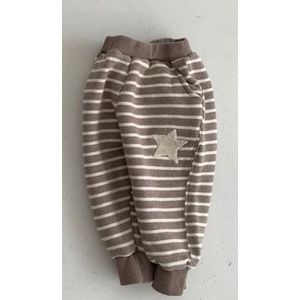 Baby Jongen Meisjes Toevallige Gestreepte Plus Fluwelen Broek Winter Kinderkleding Comfortabele Katoenen Trainingsbroek Peuter Kids Warm Broek