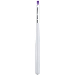 1 Stuks Uv Gel Tekening Schilderen Nail Art Borstel Wit Pole Lichttherapie Pen Nail Brush Make-Up Tool