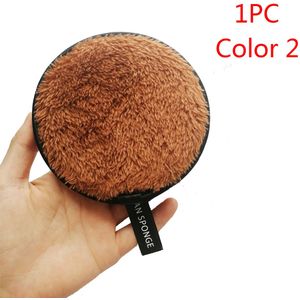 1Pc Herbruikbare Makeup Remover Pads Katoenen Doekjes Microfiber Make Up Verwijderen Spons Katoen Cleaning Pads Nail Art Cleaning Tool