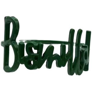 45Mm Kleurrijke Lichtmetalen Metalen Servetringen Voor Bruiloft Tafeldecoratie Servet Houder Servilletero Bruiloft Handdoek Ringen Diner Tafel