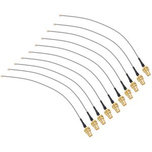 Elektrische Meter Energiemeter 10Pcs Rp‑sma‑k Kabel Reverse Pole Buitendraad Pin Naar IPX1 Aanraken Voor Draadloze Router Power