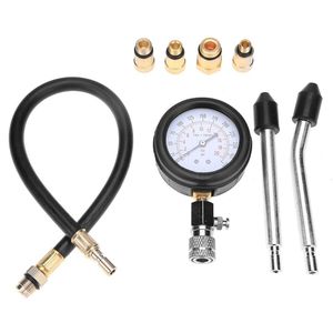 Compressie Tester Manometer Automotive Tester Kit Motor Benzine Gas Motor Cilinder Auto Manometer Met Adapter