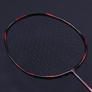 6U 72g Strung Badminton Racket Evenwichtige Professionele Carbon Badminton Racket 22-30 LBS gratis Grips en Zweetband