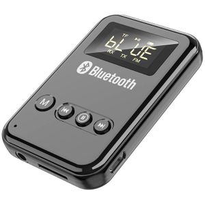 Bluetooth 5.0 Audio Zender Ontvanger Lcd 3.5Mm Jack Aux Draadloze Adapter Voor Auto Kit Pc Tv Speaker Hoofdtelefoon Fm zender
