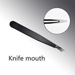 Wenkbrauw Pincet Set Rvs Slant Tip/Punt Tip/ Flat Tip Ogen Tweezer