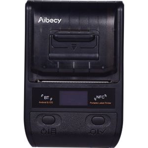 DP23 Mini Draagbare Thermische Printer Draadloze Ontvangst Printer 58Mm Inkt-Gratis Usb Nfc Bluetooth Label Printer Voor Windows android Pc