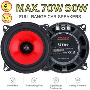 2 Stuks 4 Inch 6.5 Inch 70W Auto Speaker Set Volledige Bereik Frequentie Zware Luidspreker Mid-Bass Ultra-Dunne Gemodificeerde Auto Audio Speakers
