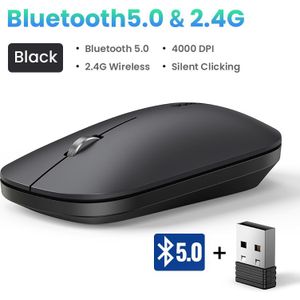 Ugreen Muis Draadloze Stille Muis 4000 Dpi Voor Computer Laptop Pc Muizen Souris Sans Fil 3Cm Dunne Slanke Rustig 2.4G Draadloze Muis