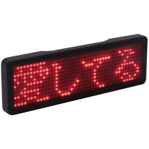 Bluetooth Programmeerbare Mini Led Display Oplaadbare Indoor Outdoor Body Led Sign Rugzak Led Sign Led Naam Badge