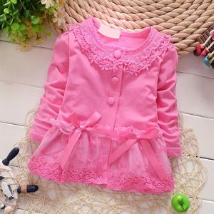 Diimuu Baby Peuter Meisjes Kleding Kant Jurken Kinderen Meisje Lente Kleding Shirts Jurk