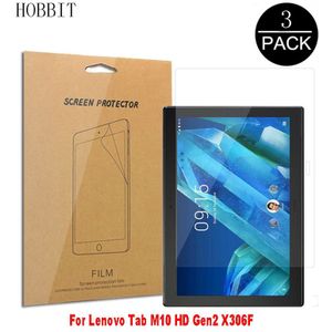 3Pcs Screen Protector Voor Lenovo Tab M10 TB-X605F TB-X605L TB-X505F 10.1Inch Tablet Clear Lcd Anti-Kras Beschermende huisdier Film