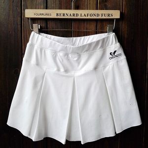 Zomer Vrouwen Tennis Rok Sport Rok Badminton Klasse Dunne Elastische Cheerleader Workout Rok Was Dunne Met Veiligheid Shorts