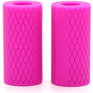 1 Paar Barbell Bar Halter Kettlebell Vet Grips Siliconen Dikke Handvat Pad Anti-Slip Bescherm Pad Voor Body Building