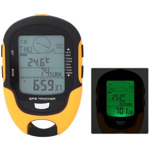 Digitale Hoogtemeter Handheld Gps Navigatie Tracker Ontvanger Draagbare Digitale Hoogtemeter Barometer Kompas Locator Outdoor Gereedschap