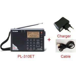 TECSUN PL-310ET FM AM MW SW LW DSP Ontvanger WERELDONTVANGER Kortegolf RADIO Digitale Demodulatie Stereo Radio Receiver