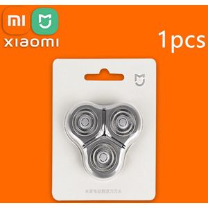 Originele Xiaomi Mijia Scheerapparaat Hoofd Voor S500 S300 S500C Originele Xiaomi Scheerapparaat S500 Blades S300 Razor Blade Head Mi 100%