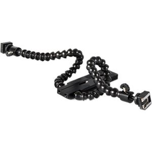 Flexibele Dual Arm Shoe Flash Bracket Mount Houder Voor Canon Nikon Pentax Macro Shot Camera Accessoires