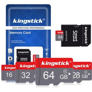 Hoge Snelheid Class10 Geheugenkaart 8Gb 16Gb 32Gb Micro Sd Kaart 64Gb 128Gb Tarjeta Microsd 32gb Mini Tf Card 4Gb Met Gratis Adapter