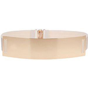 Riemen Voor Vrouw Gouden Spiegel Luxe Riem Classy Elastische Ceinture Femme 6 Kleuren Riem Dames Kleding Accessoire