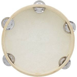 Voor Kinderen Draagbare Educatief Home Drum Jingle Houten Ring Hand Held Speelgoed Faux Lederen Tamboerijn Musical Ronde