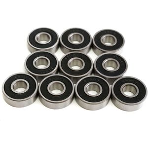 10 Pcs ABEC-5 608 2RS Lager 8*22*7 Mm Skateboard Wielen Lagers Miniatuur Skate Roller 608-2RS 608 rs