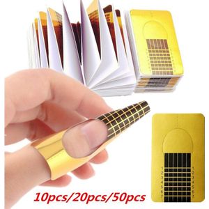 Nail Form Tips Uv Acryl Gel Gebouw Sticker Voor Nagels Art Guide Mold Manicure Template Franse Manicure Nagel Stencil