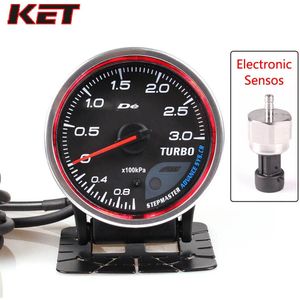 Difi Advance Cr 3 Bar Boost Gauge 2.5 Inch 60Mm 7 Kleuren-1-3 Bar Turbo Gauge met Elektronische Boost Sensor