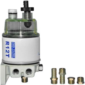 R12T Brandstof Waterafscheider Filter Motor Voor 120AT Auto Onderdelen Compleet Combo Filter Cup