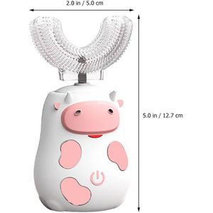 1 Set Elektrische Tandenborstel U-Vorm Tandenborstel Kids Elektrische Tandenborstel Baby Veiligheid Tandenborstel Sonische Tandenborstel Voor Kinderen