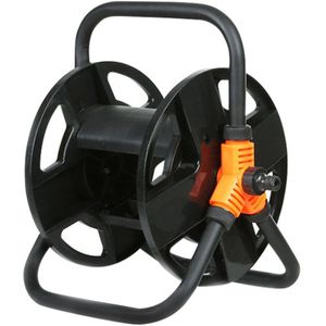 Draagbare Tuinslang Mount Watering Slang Beugel Winder Duurzaam Slang Opbergrek Winkelwagen Apparaat Zwart 60*30*52cm