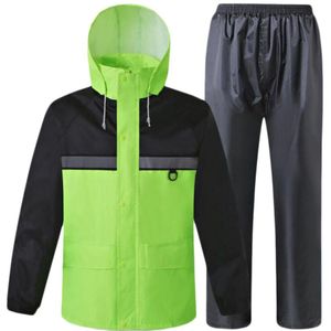 Perfeclan - Regen Pak - Groen - Waterdicht Winddicht Jas Broek