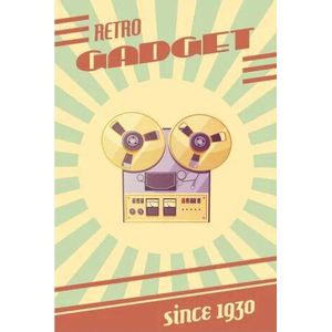 Retro Gadget Retro Hout Poster 436758897