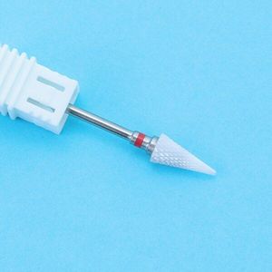 1pcs Keramische Frees voor Manicure Nail Boor Elektrische Nagelvijlen Slijpen Bits Cutter Burr Accessoire