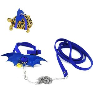 Riemen Kleine Dier Harness Leash Set De Schildpad Schaatsen Trekkabel Multi-Gebruik Vleugels Huisdier Harnas Met Leiband Voor schildpad