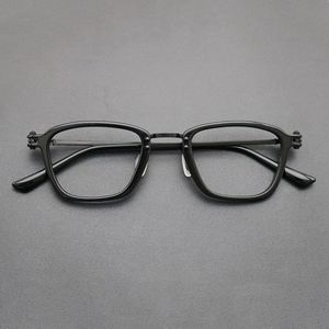 Luxe Titanium Brilmontuur Mannen Optische Bijziendheid Prescription Acetaat Brillen Frame Vrouwen Brillen