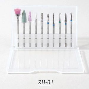 Elektrische Manicure Boor & Accessoire Nail Gel Remover Polijsten Schuren Band Voor Manicure Pedicure Slijpen Hoofd 10 Stks/set
