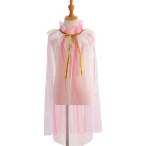 Halloween Kostuum Meisjes Sequin Prinses Shawl Kleurrijke Tulle Cape Mantel Kind Fancy Dress Up Cosplay Party Accessoires M6CD