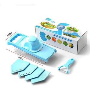 Groentesnijder Handleiding Multifunctionele Fruit Slicer Rasp Shredders Afvoer Mand Snijmachines Gadget Verstelbare Keuken Accessoires