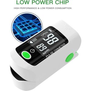 CK-X1805 Vingertop Oximeter Nauwkeurige Blood Zuurstof Meting Polsslag Oximeter Vinger Clip Meetinstrument