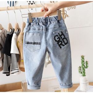 Jongens Jeans Lente En Herfst Jongens Broek Loszittende Kinderen Stijl Buitenlandse-Stijl Baby Lange Broek p6319