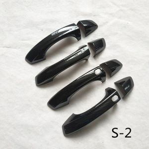Voor Seat Leon Cupra 5F MK3 Accessoires Deurgreep Cover Trim Handvatten Covers Plastic Imitatie Carbon Fiber