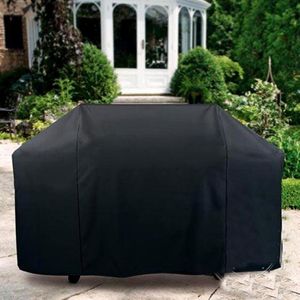 Tuin Patio Grill Protector Voor Gas Houtskool Elektrische Barbecue Grill Zwart Grote Outdoor Waterdichte Bbq Cover Barbecue Covers