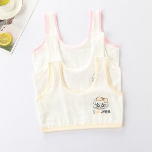 3 Stks/partij Meisjes Training Bh Jong Meisje Beha Katoen Tiener Ondergoed Voor Kids Zomer Tieners Puberteit Kleding Ondergoed Voor Meisjes