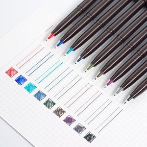 Japan Pentel JM20-A Stylo Eendenbek Pen Schets Pen Viltstift 0.8Mm Handgeschilderde Haak Lijn Pen 9 Kleuren/Lot