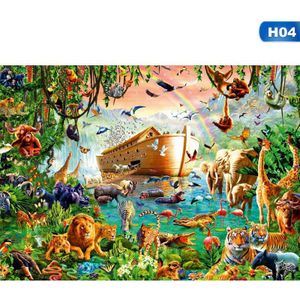 1000 Stuk Kinderen Plezier Vroeg Leren Puzzel Legpuzzels Dier Landschap Cartoon Speelgoed Wanddecoratie Voor Volwassen Kids